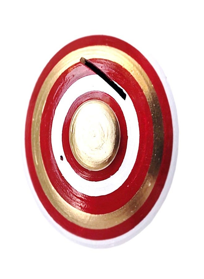 SHRIYAM CRAFTS Mitti Ki Gullak/Clay Gullak Large Coin Bank (Gift for Kids) Coin Bank (Gullak sada and red) Pack of 2 - Image 4